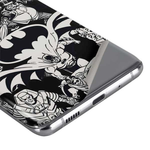 DC Comics Batman Characters Action Poses Print Galaxy S20 Ultra 5G Skin